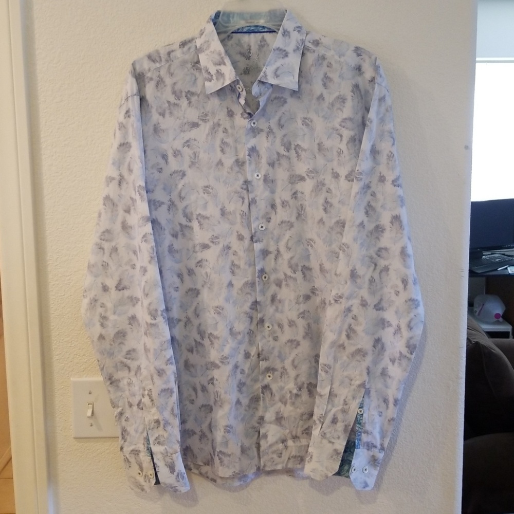 Bugatchi Uomo Men's Long Sleve Button Down Shirt
